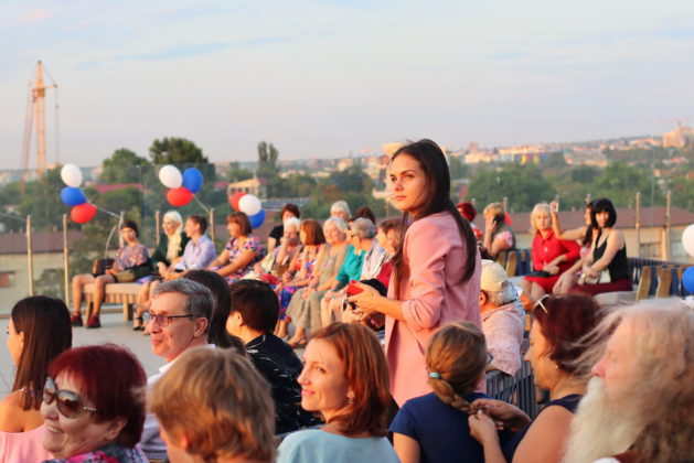 Празднование Дня российского флага в Симферополе