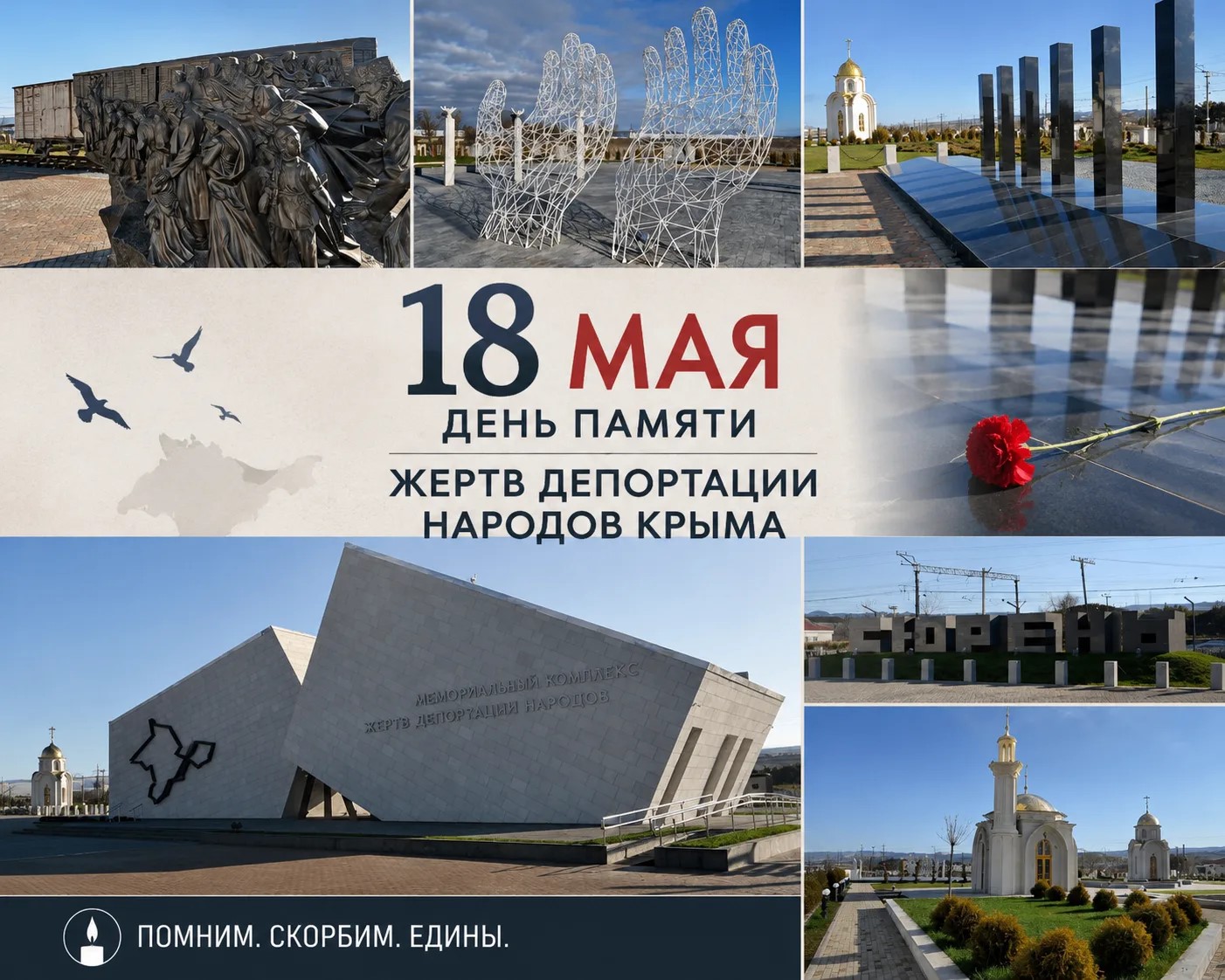 В Крыму отмечают День памяти жертв депортации народов Крыма